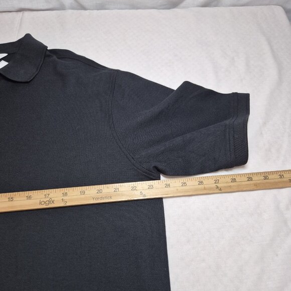 Roundtree & Yorke Gold Label Men’s Size LT Shirt Polo Supima Cotton Black (59) - Picture 5 of 10